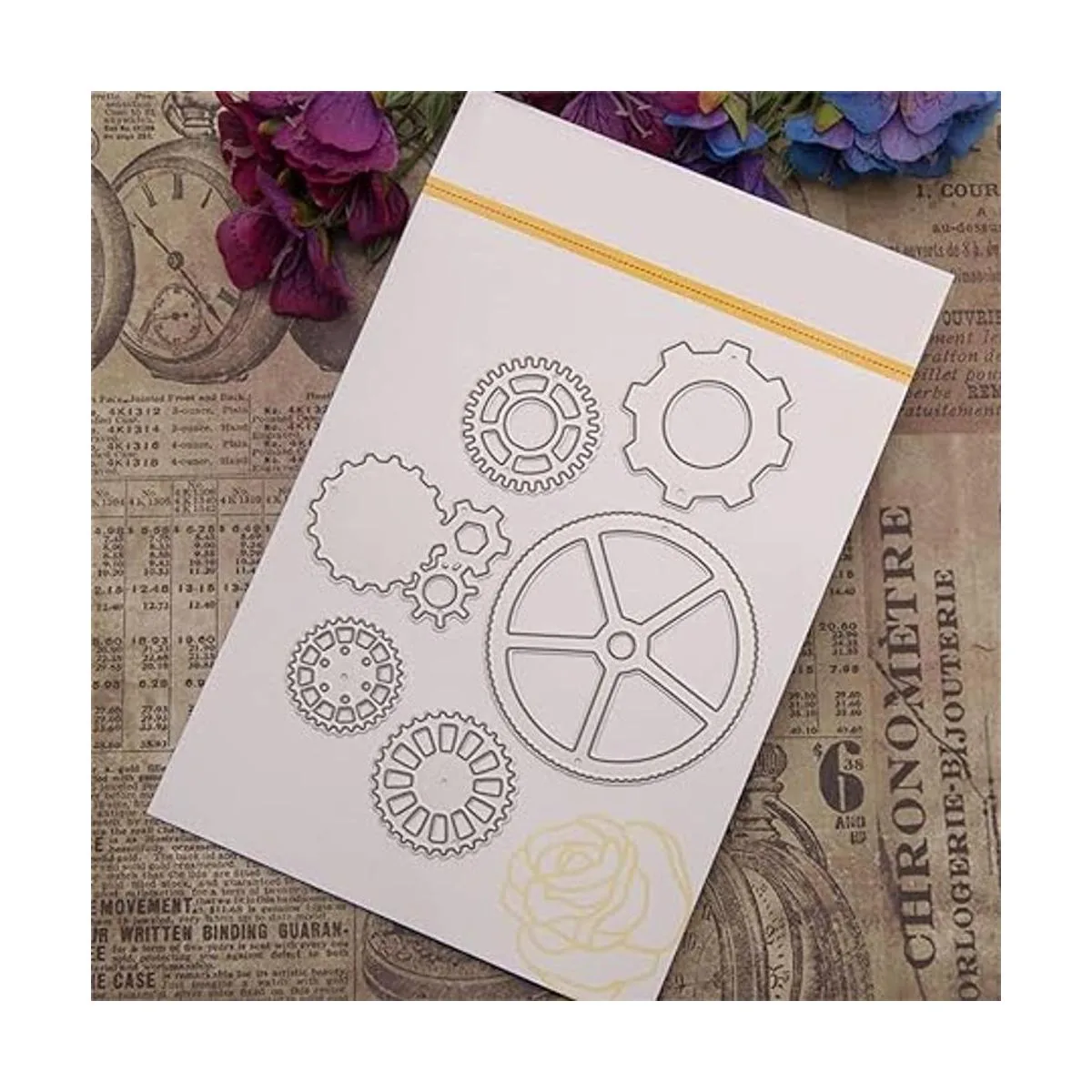 Juego de 6 troqueles de corte de engranajes troquelados_6