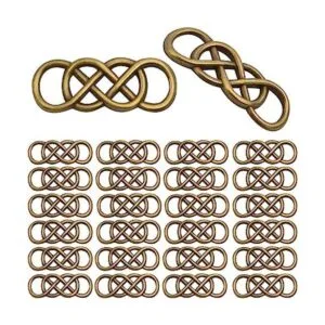 Hmjpng 50 dijes de aleación con símbolo de infinito doble_1