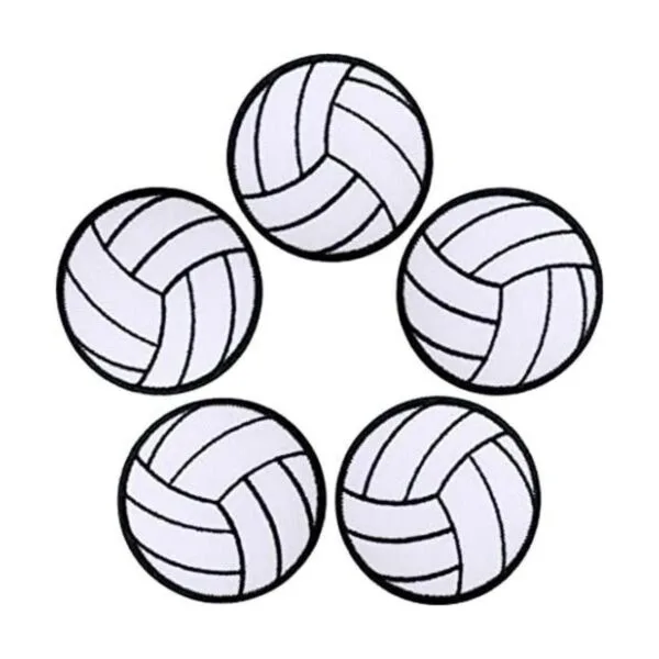Octory 5 piezas de parche de voleibol para planchar en la_1