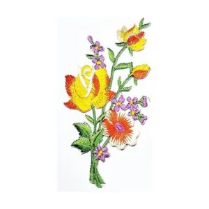 HHO hermosa flor amarilla parche mezcla de flores_2
