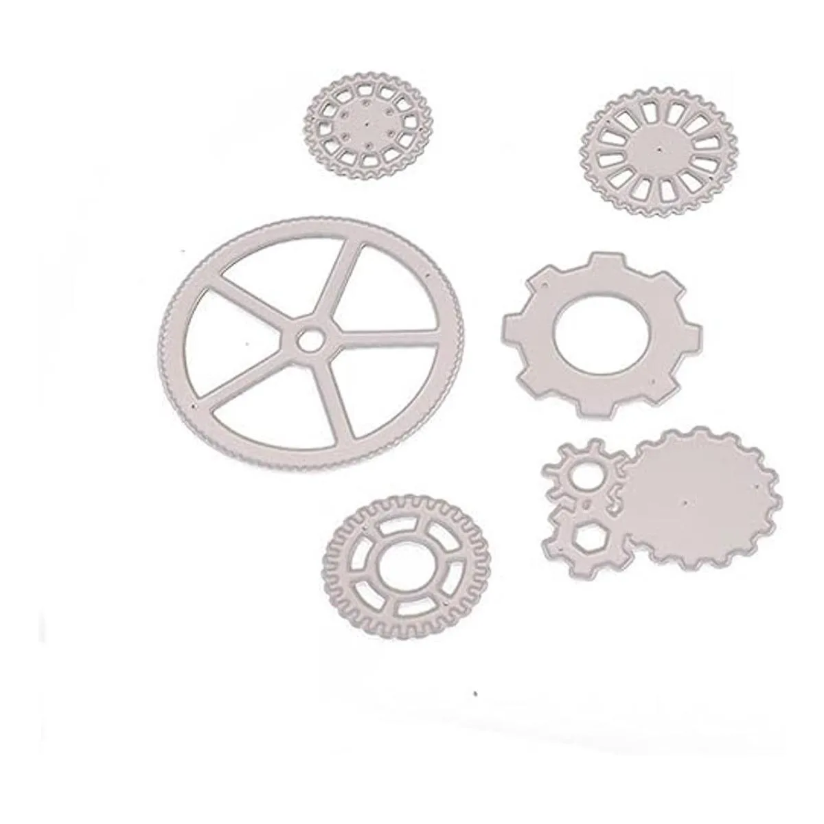 Juego de 6 troqueles de corte de engranajes troquelados_7