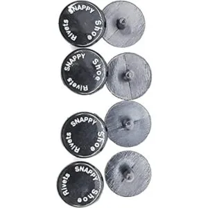 snappy shoe rivets Snappy Zuecos Remaches Negro Juego de 4_1