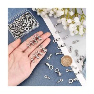 NBEADS 70 conectores de cadena de bola 0.094 in0.118_3