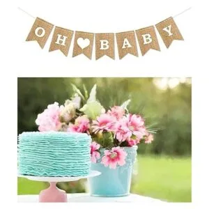 Shimmer Anna Shine Oh Baby Cartel de arpillera para_6