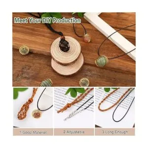 2 cuerdas de collar de cristal soporte de piedra vacía_4