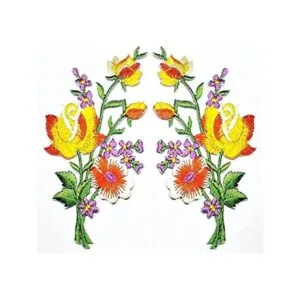 HHO hermosa flor amarilla parche mezcla de flores_1