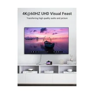 UGREEN Mini adaptador HDMI a HDMI carcasa de aluminio 4K_3