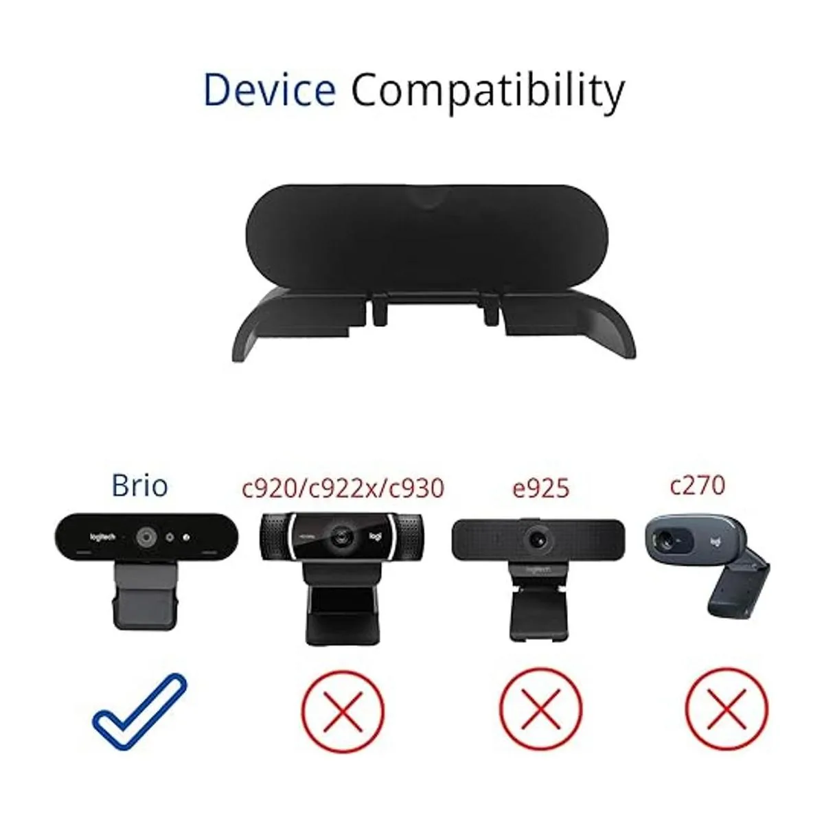 MoimTech Funda para cámara web Logitech Brio 4K cubierta_3