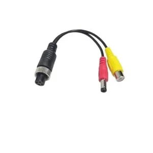 Cable hembra de 7.9 in 4 pines conector hembra RCA_4