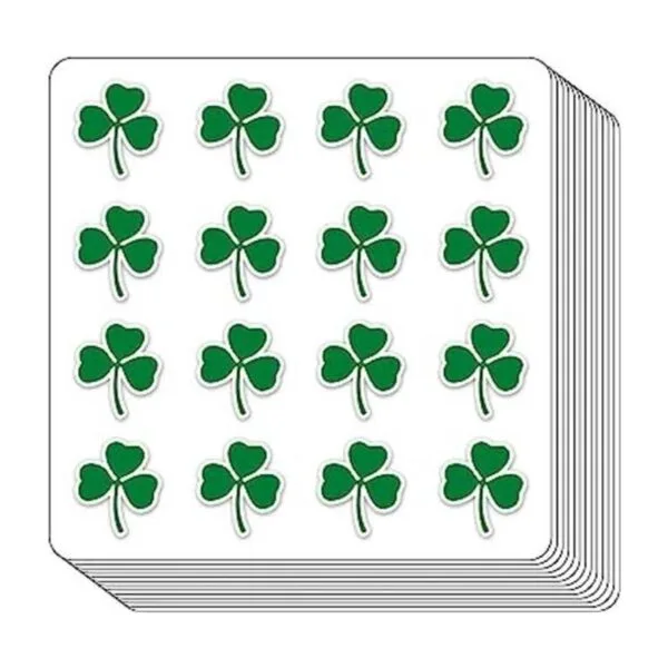 Calcomanías planificadoras de trébol verde 0.5 pulgadas_1