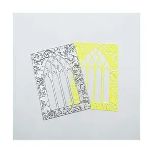 Marco de ventana de puerta de metal troqueles de corte de_4