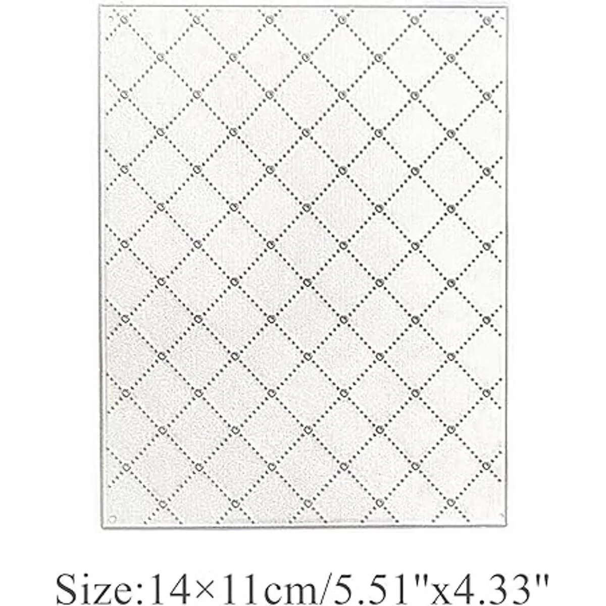 hinana Troqueles rectangulares de metal con agujero de_2