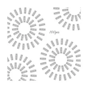 100 cierres de barril de latón cierres de rosca de 0.472_3