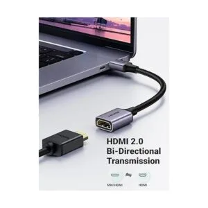 UGREEN Mini adaptador HDMI a HDMI carcasa de aluminio 4K_4