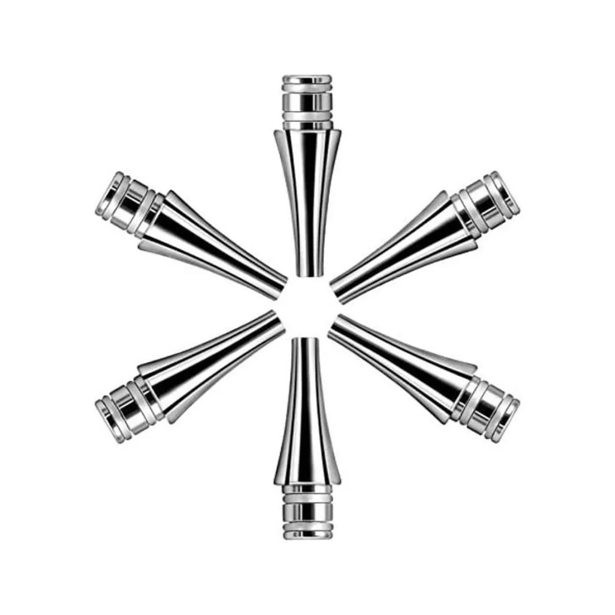 BENOSPACE 6 puntas de acero inoxidable para bolígrafo de_1