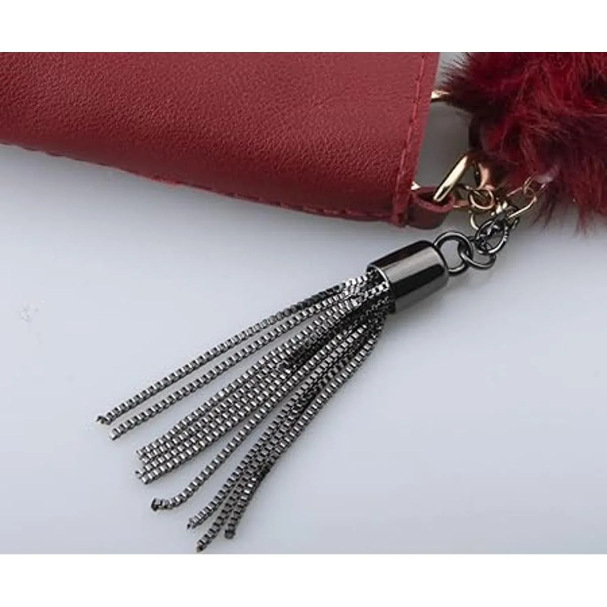 MAHAVIMOKSA Borlas largas de metal con borlas de cadena_3