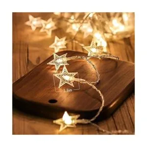 CESOF Guirnalda de luces de estrella 20 pies 40 luces_3