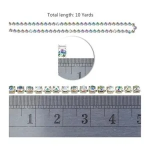 1 rollo de 10 yardas de 0.118 in de cristal con cierre de_6