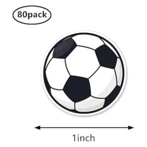 Calcomanías de fútbol 1 pulgada calendario de_2