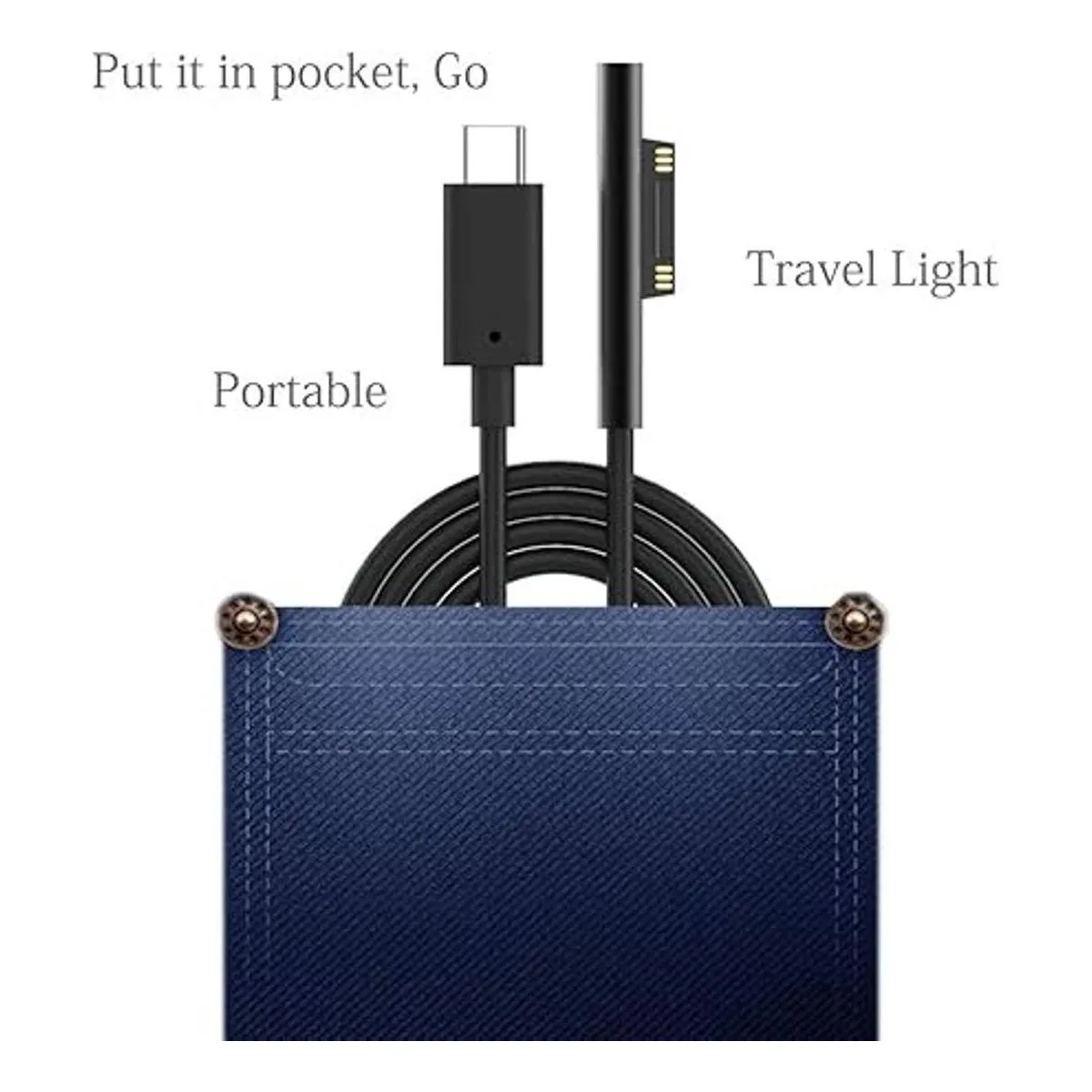 Microsoft Surface Connect to USBC PD 15V Charging Cable_2