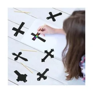 Adornos de cruz para rascar kit de manualidades de color_3