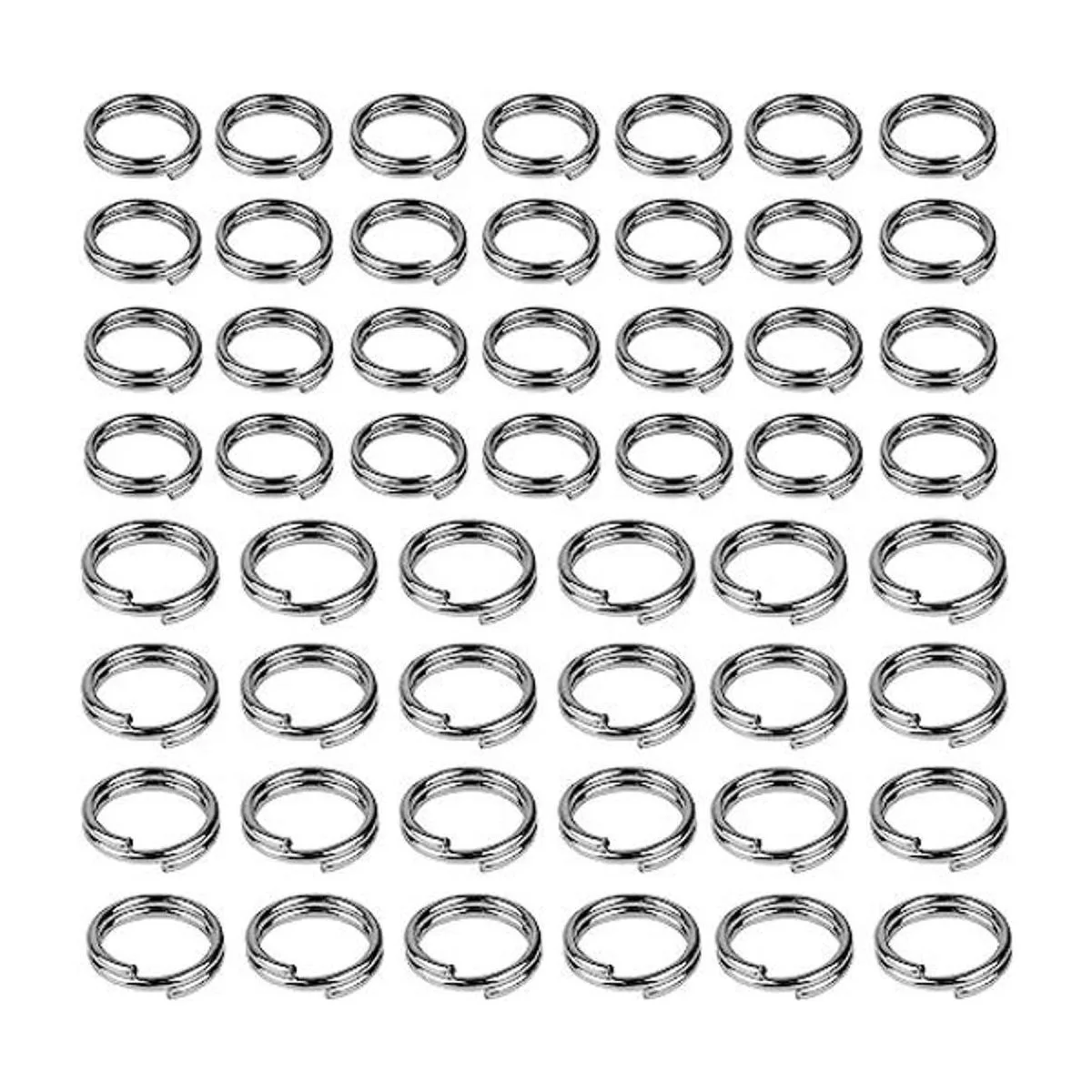 HUIHUIBAO 200 piezas de acero inoxidable Split Ring_1