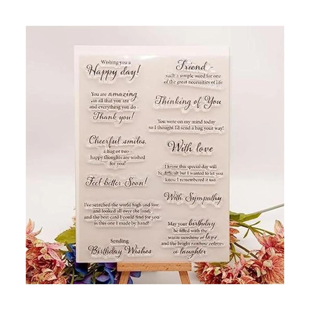 Linda Craft 1 pieza Wishing You a Happy Day Friend_1