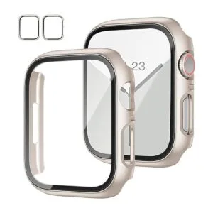 JZK Paquete de 2 fundas con protector de pantalla de_1