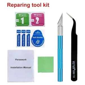 Perzework 2 piezas de repuesto de vidrio para lente de_7