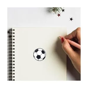 Calcomanías de fútbol 1 pulgada calendario de_3