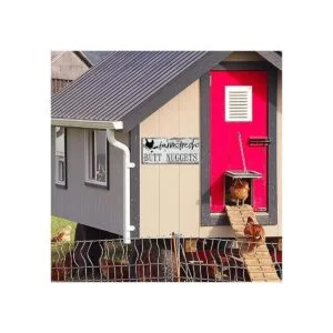 Fresh Decoración de pared de pollo gallinero_5