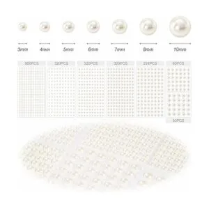 14 hojas de calcomanías autoadhesivas de perlas_2