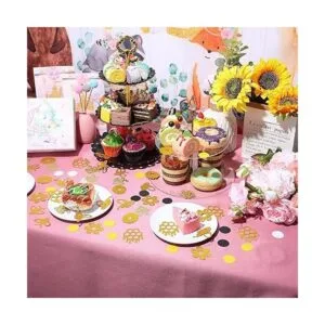 280 piezas de confeti de abejorro con purpurina color_3