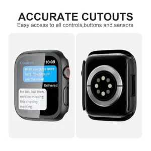 JZK Paquete de 2 fundas con protector de pantalla de_2