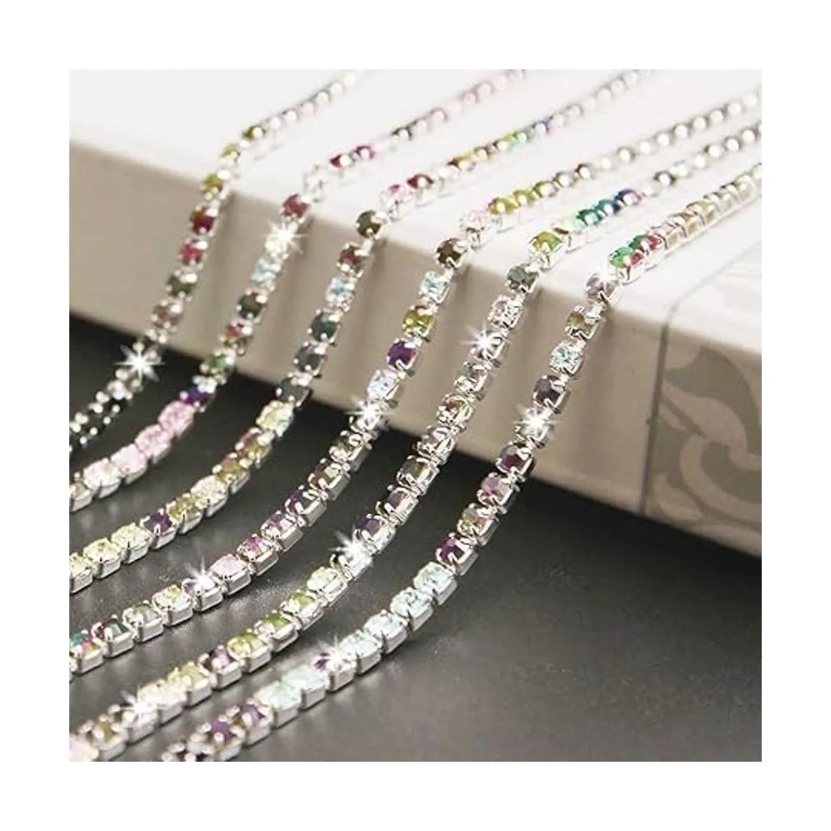 1 rollo de 10 yardas de 0.118 in de cristal con cierre de_3