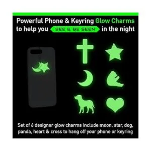 GLOX Abalorio para teléfono móvil que brilla en la_2