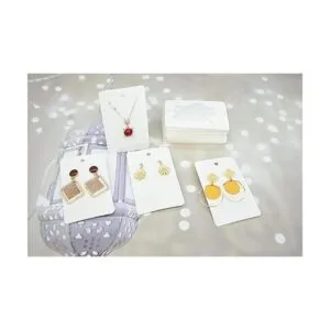 Twavang Juego de 100 tarjetas para pendientes de papel_4