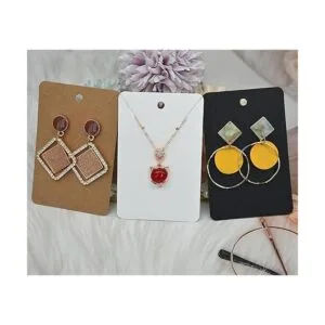 Twavang Juego de 100 tarjetas para pendientes de papel_7