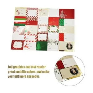 Etiquetas engomadas de Navidad pegatinas autoadhesivas de_3