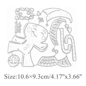 Esquiar pan de jengibre para hombre troqueles de metal_2