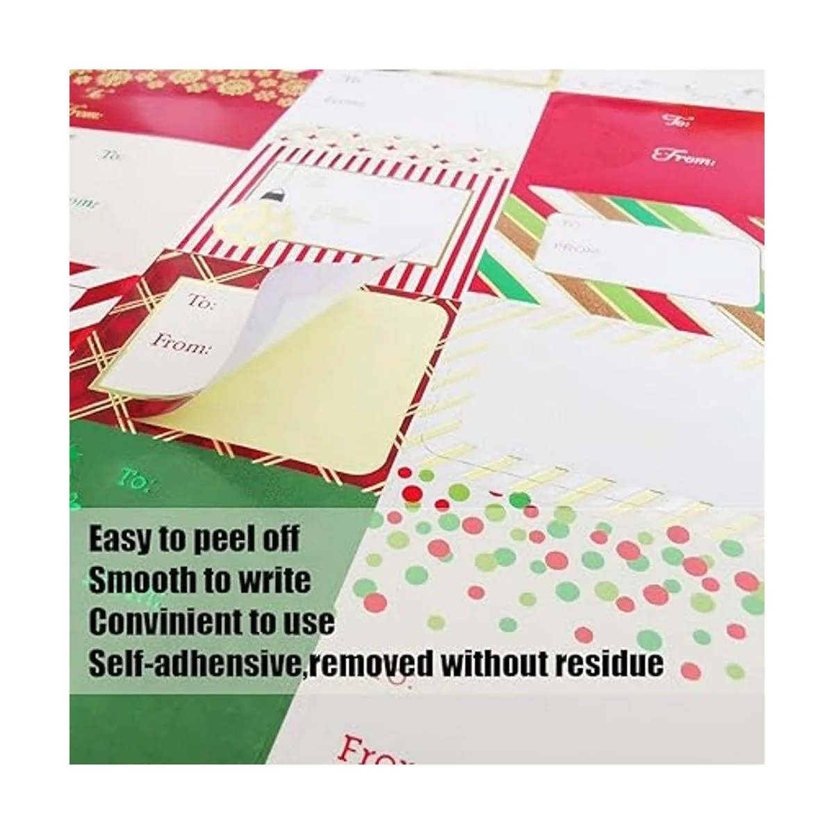 Etiquetas engomadas de Navidad pegatinas autoadhesivas de_4