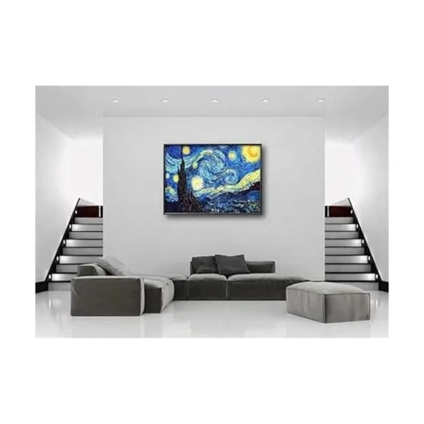 NIHOJIUMA Van Gogh Kit de pintura de diamantes de noche_3