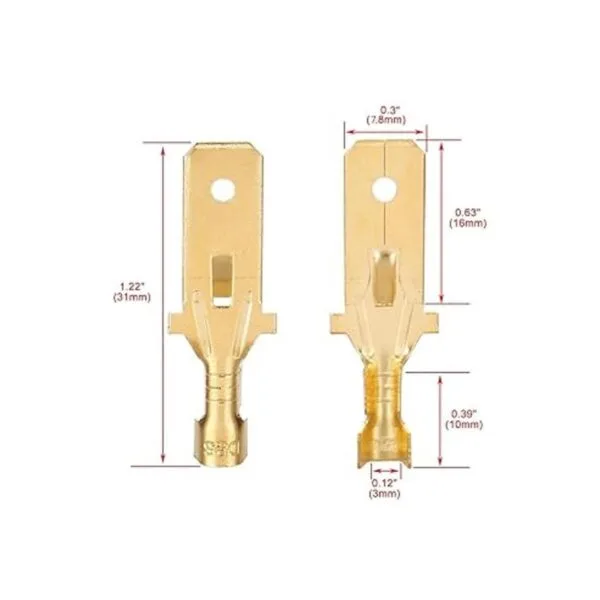 Baomain Macho Spade Quick Empalme Terminales de crimpado_4