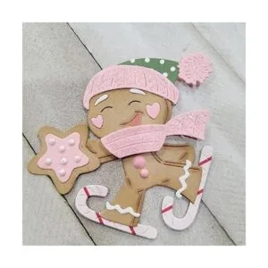 Esquiar pan de jengibre para hombre troqueles de metal_5