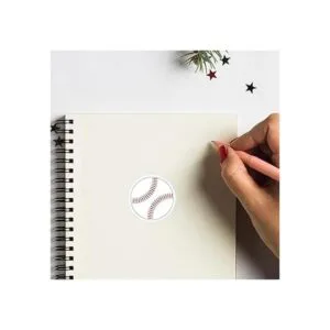 Pegatinas deportivas de pelota de béisbol de 1 pulgada_3