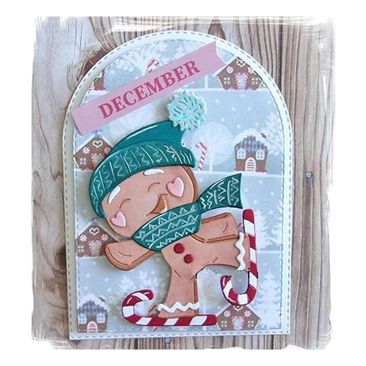 Esquiar pan de jengibre para hombre troqueles de metal_3