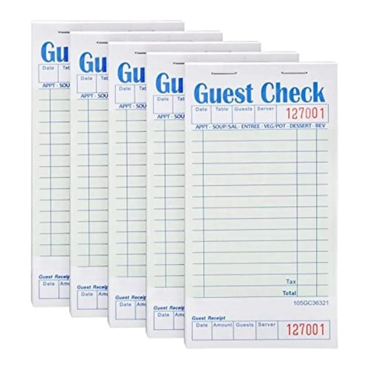 Stock Your Home Libro de cheques de invitados 5 libros_1