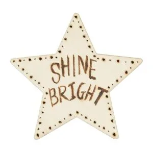 Paquete de 24 estrellas de madera para manualidades_6