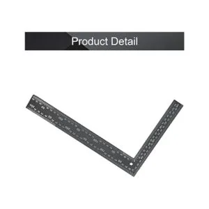 Utoolmart Regla de ángulo recto regla de acero al carbono_3