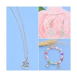 Aylifu 50 dijes de pentagrama vintage redondos de_5